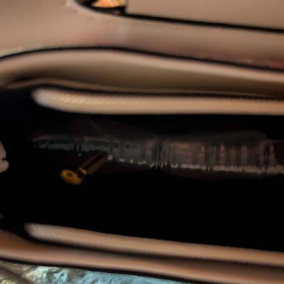 Cream and Pink Satchel Bag - Picture 8 of 10